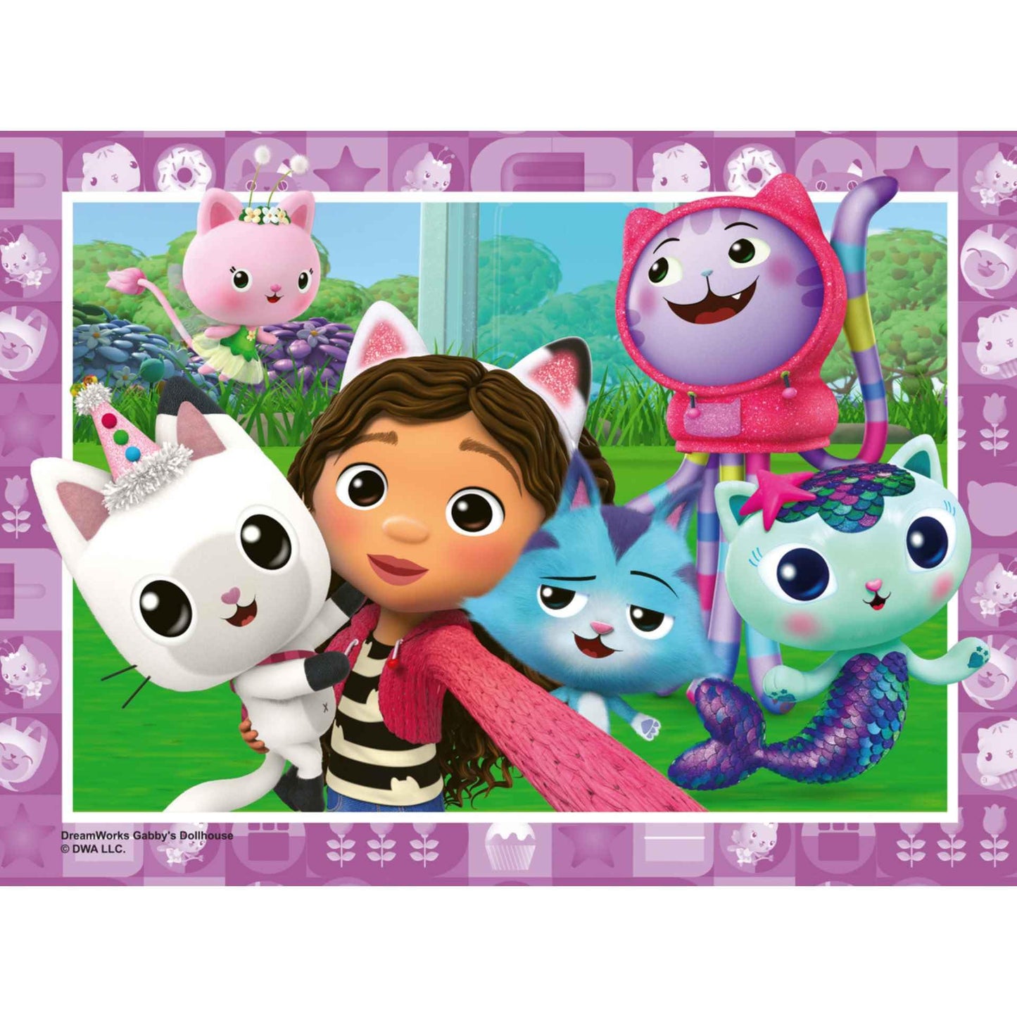 Ravensburger Gabby’s Dollhouse Jigsaw Puzzles for Kids Age 3 Years Up - 4 in a Box (12, 16, 20, 24 Pieces) - Educational Toys for Toddlers