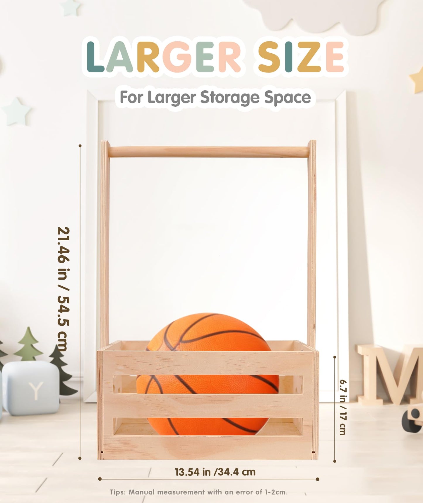 Wooden Baby Shower Crate Closet-Baby Shower Basket with String Lights Butterfly Welcome Gift Basket Wooden Crate for Baby Gift Basket Newborn Boys Girls Pregnancy Gifts-Small Baby Shower Gifts
