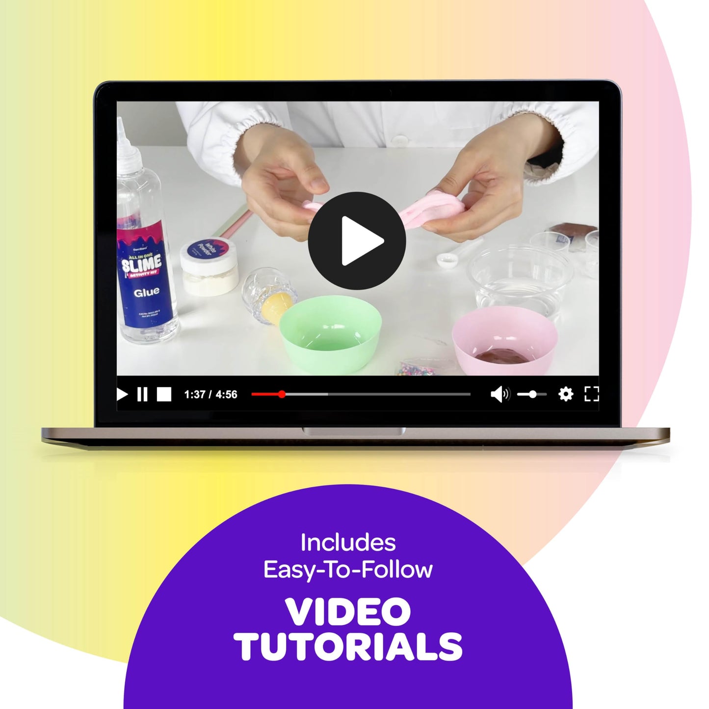 Slime Kit for Girls Ages 8-12 - All-in-One DIY Slime Making Kit, Galaxy Unicorn Glow-in-the-Dark Slime Set, Birthday Gift for Tween Girls 8 9 10 11 12