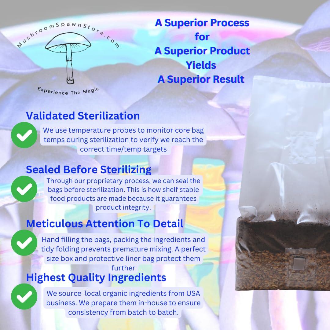 Jumbo 6 Pound Magic All in One Mushroom Grow Bag