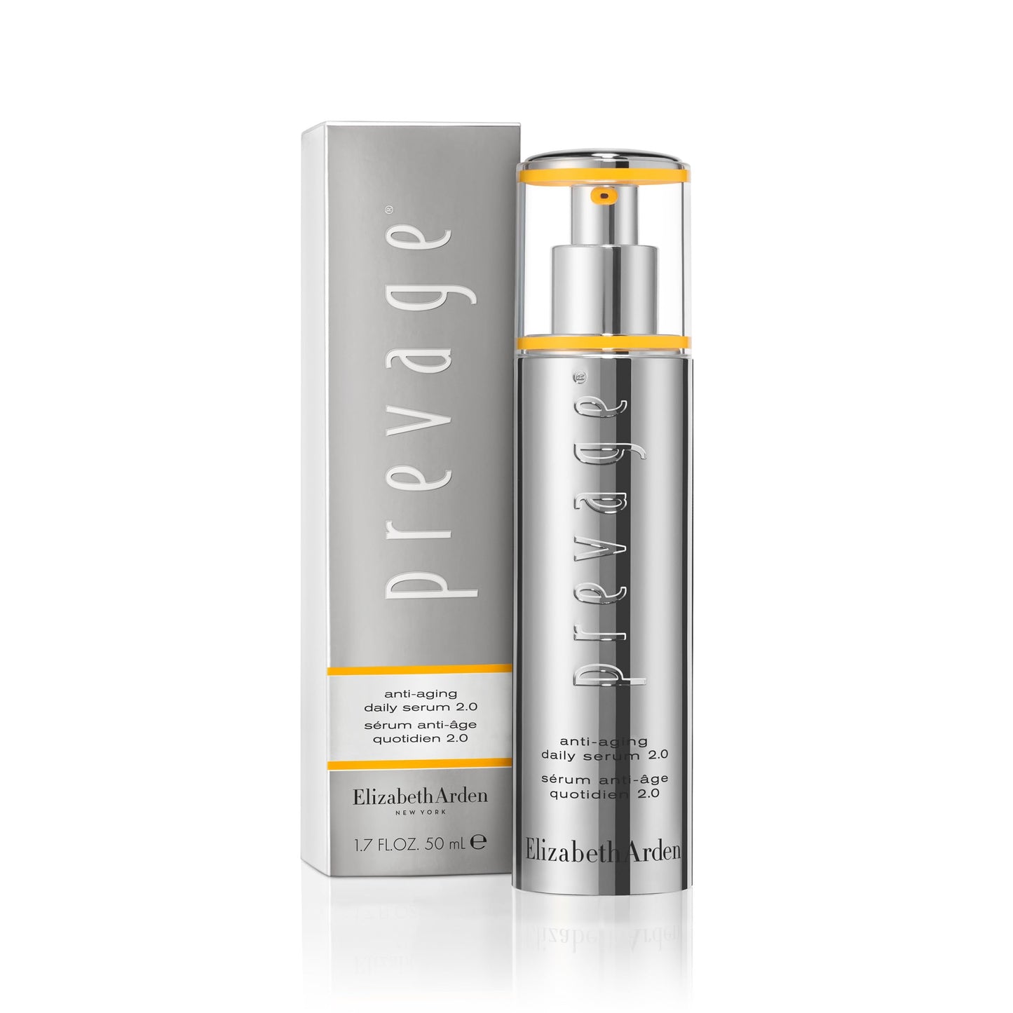 Elizabeth Arden PREVAGE Anti-Aging Face Serum 2.0 for Women, Brightening & Dark Spot Correcting Skincare, With Antioxidant Idebenone Technology, 1.7 Fl Oz