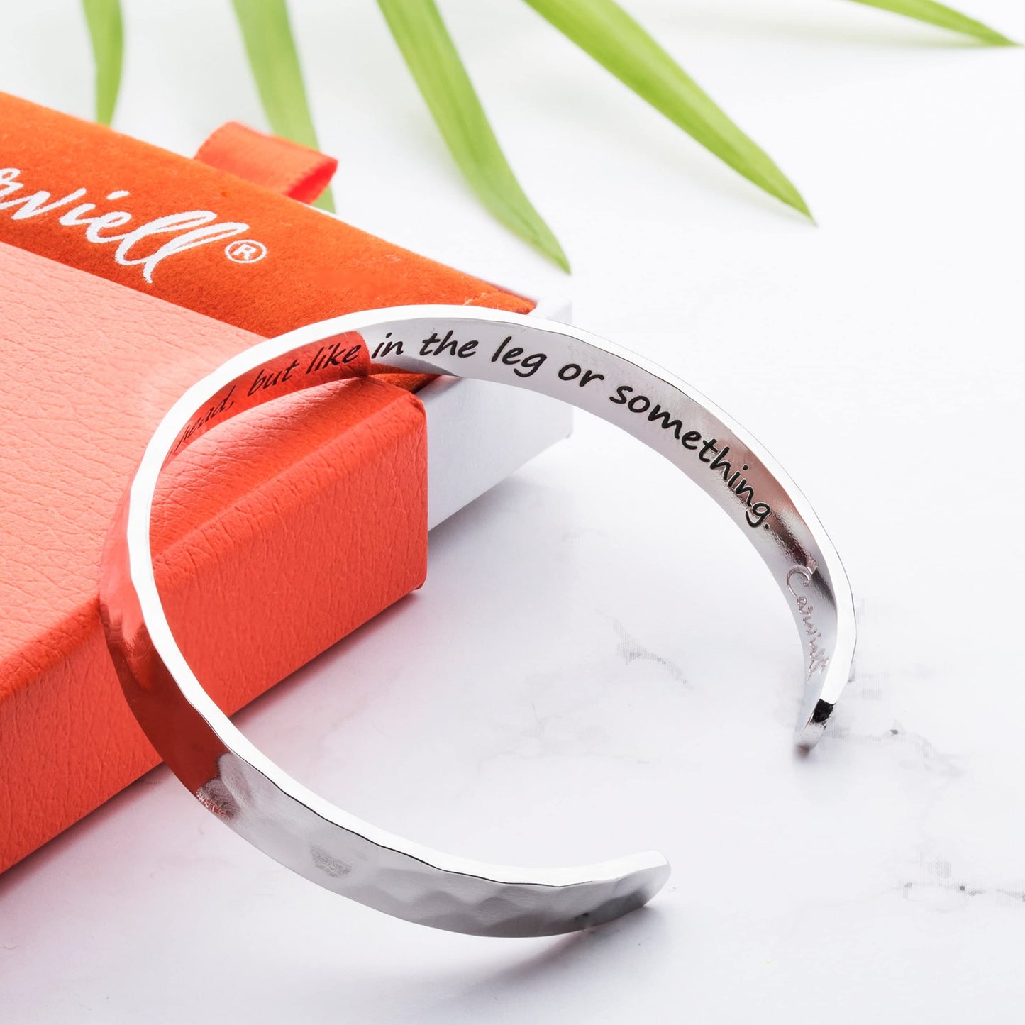 Carviell Cuff Bracelet Funny Gifts for Women, Sister, Cousin, Best Friend Bracelet, Bestie Gifts, Bff Bracelets for Teens, Funny Jewelry
