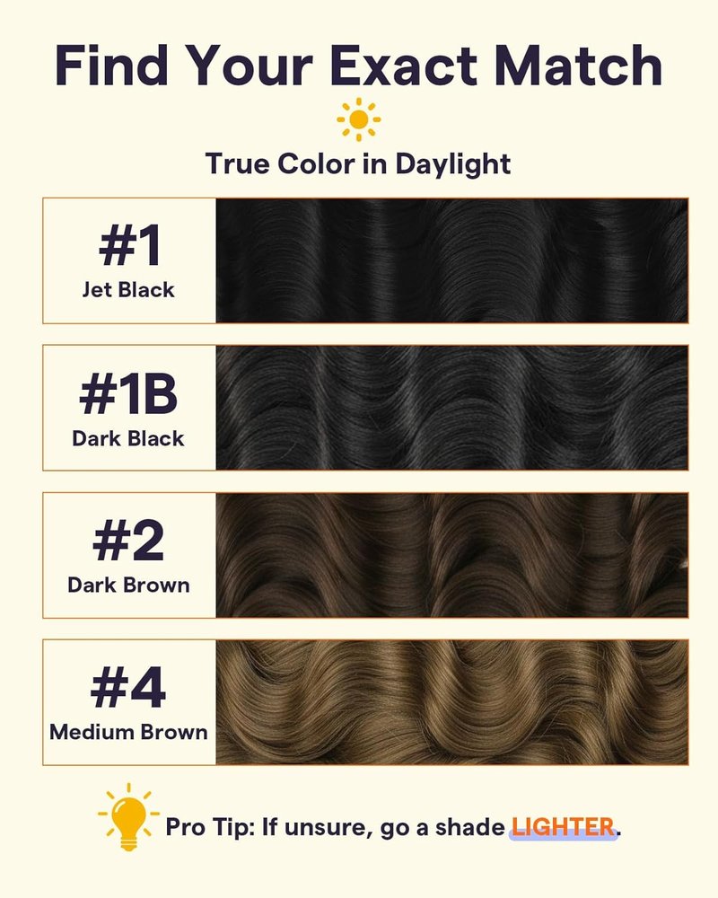 Brown Human Hair Extensions - 16 Inch Clip-In Remy Hair, Straight & Natural | 60 Grams, Medium Brown, 3 Pcs
