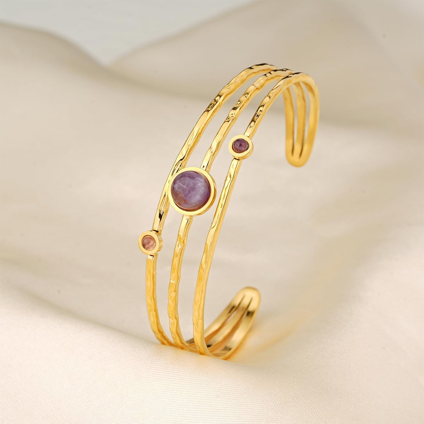 TaYolnFaSo Turquoise Bracelets for Women 18k Gold Plated Adjustable Open Wide Cuff Bracelet Bangle Turquoise Jewelry Valentine's Day Gifts for Wife Girlfriend Mother