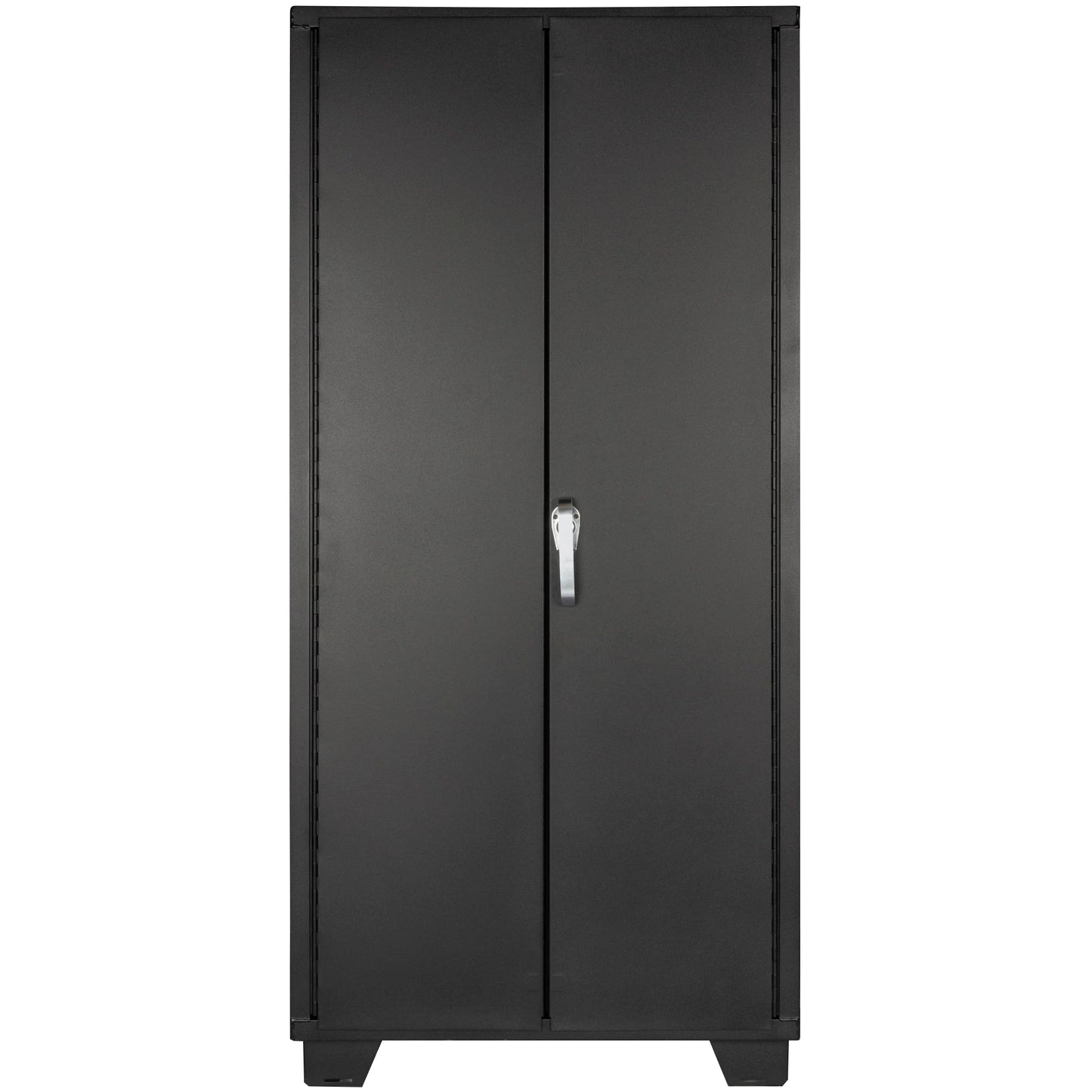 Jamco Tool Storage Cabinets with Bin Mounts, Model DF, Includes 122 Bins, 36-Inch W x 24-Inch D x 78-Inch H, Red Bins
