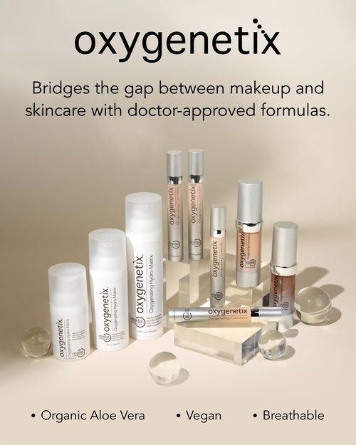 Oxygenetix Oxygenating Hydro-Matrix (1.7oz) | Lightweight Aloe-Based Face Moisturizer with Hyaluronic Acid for Sensitive, Dry, or Compromised Skin