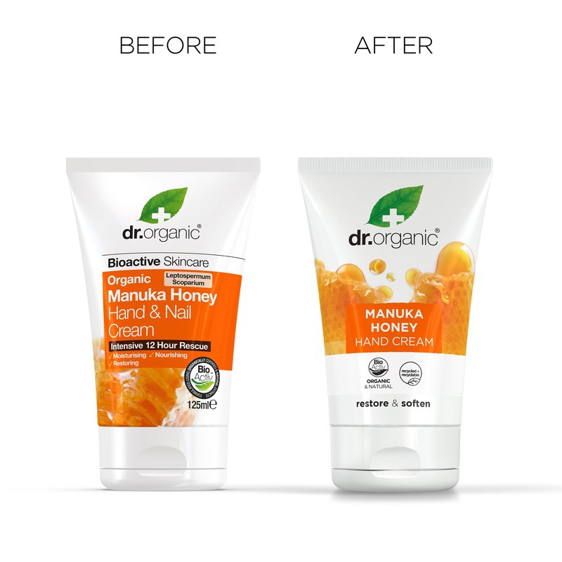DR ORGANIC Manuka Honey Hand Cream, 0.16 kg