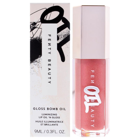 Gloss Bomb Luminizing Lip Oil N Gloss - 01 Fussy by Fenty Beauty for Women - 0.3 oz Lip Gloss