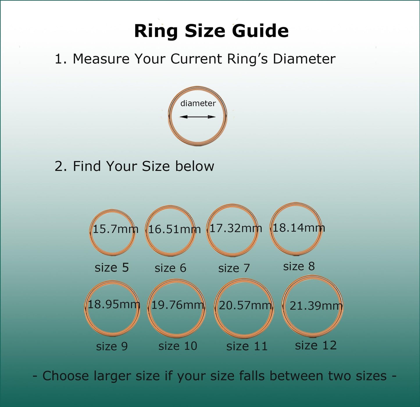 IVY & BAUBLE Pure Uncoated Solid Copper Ring for Men & Women — Lab-Tested, Raw Authentic Copper Band, Wellness Jewelry, Crafted in USA, 6mm, Size 13