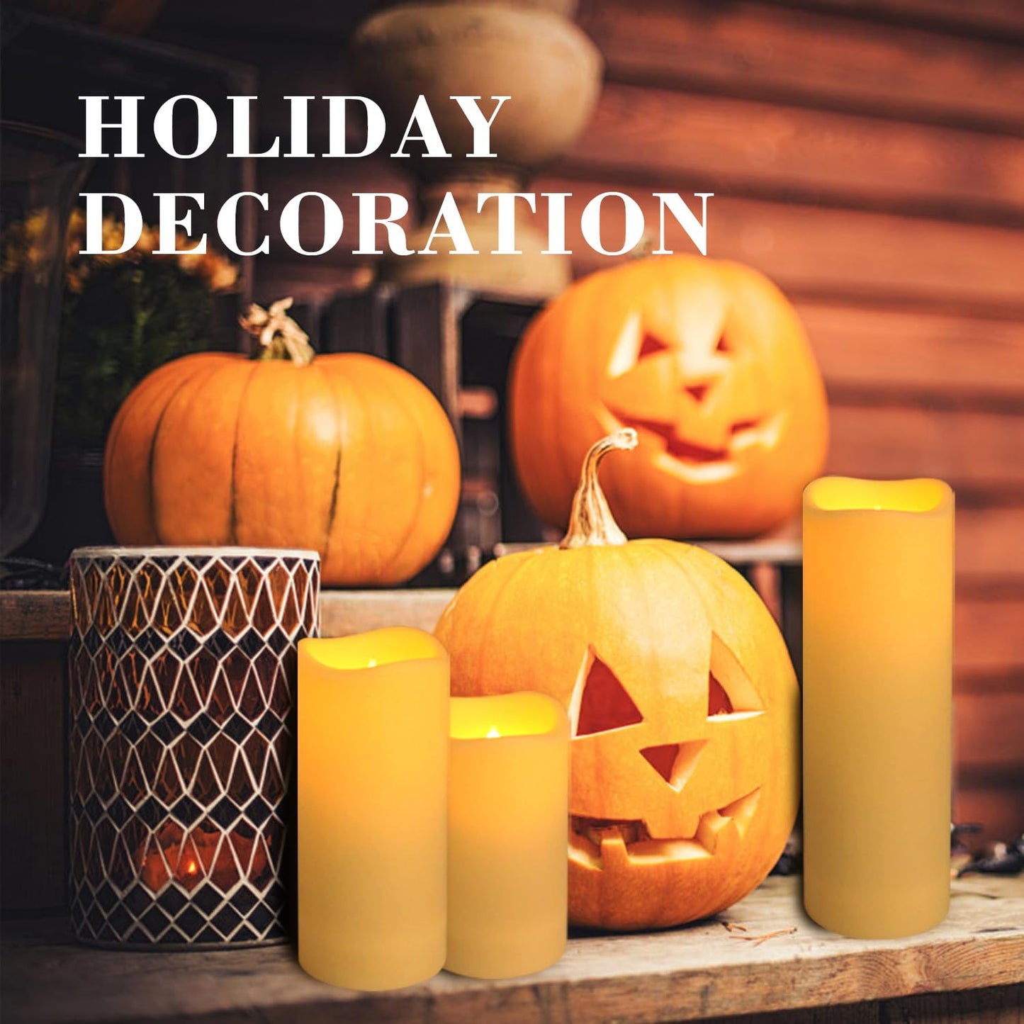 fclayvts 24-Pack LED Flameless Candles with Remote Control -Remote flameless Candles- Timer Candles -3D Flame, for Halloween Christmas Parties,Wedding,Home,Gift and Special Occasions(Three Sizes)