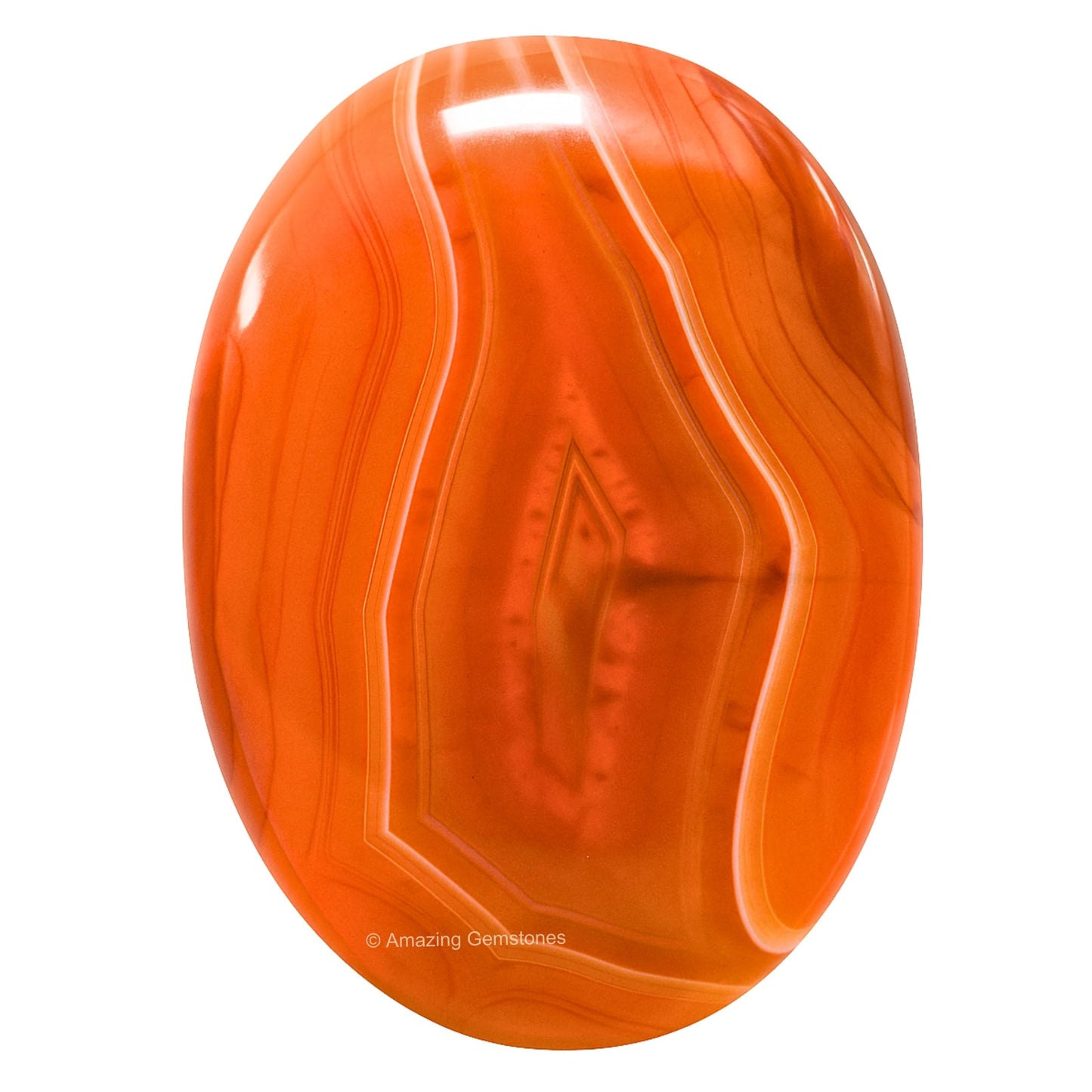 Amazing Gemstone Carnelian Crystals and Healing Stones - Large Palm Stone Crystals Piedra - Crystal for Good Luck, Balanced Positive Energy, Meditation - Unique Stocking Stuffers, Gifts for Women, Men