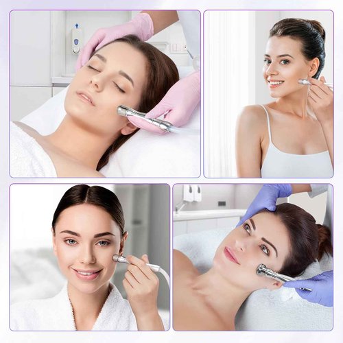 UNOISETION Microdermabrasion Machine with Diamond Tips Kit and 50pcs Cotton Filters