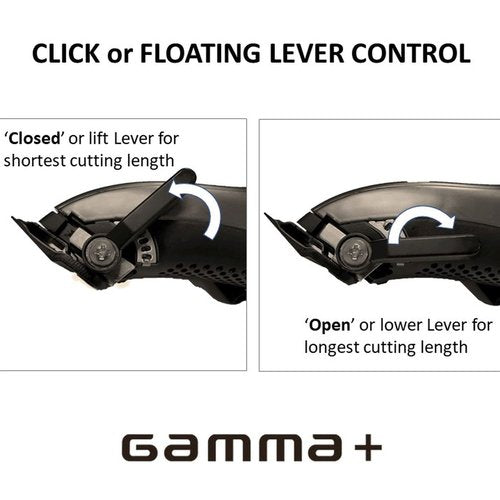 GAMMA+ Protégé Professional Supercharged Low Noise Cordless Hair Clipper