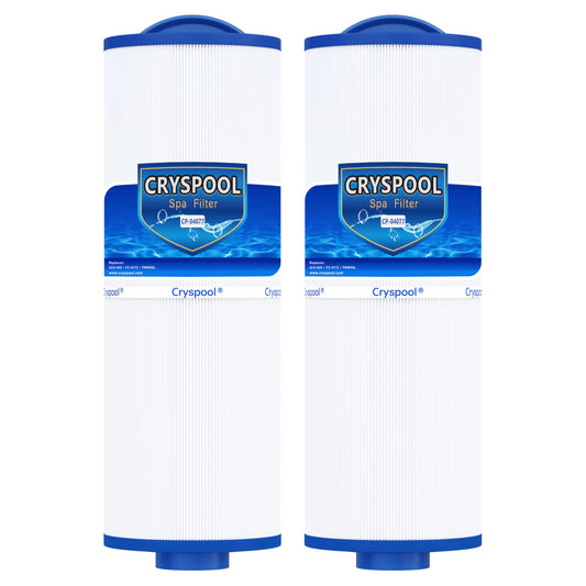 Cryspool® 04077 Compatible with Cal Spa Filters, 4CH-949, PWW50L, FC-0172, Rising Dragon, Dynasty Spas, 50 Sq. Ft Hot Tub Replacement Filter Cartridge, 2 Pack