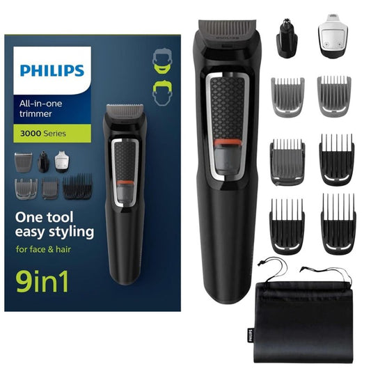 Philips Norelco Multigroom All-in-One Trimmer with 13 Pieces All-in-one Trimmer 9-in-1 MG3740