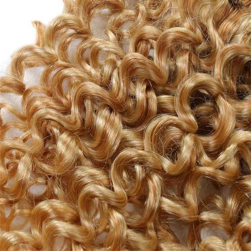 Giginger P27/613 Blonde Jerry Curly Human Hair Bundles 24 26 28 Inch Highlight Honey Blonde Jerry Curly Bundles 100% Unprocessed Raw Quick Weave Hair for Black Women
