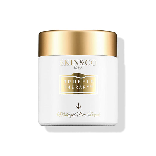 SKIN&CO Truffle Therapy Midnight Dew Mask, 100ml (3.38 FL OZ) For Women + Men, Hydrating Face Mask with Botanical Extracts and Detox Clays for Smooth Supple Skin, Made in Italy
