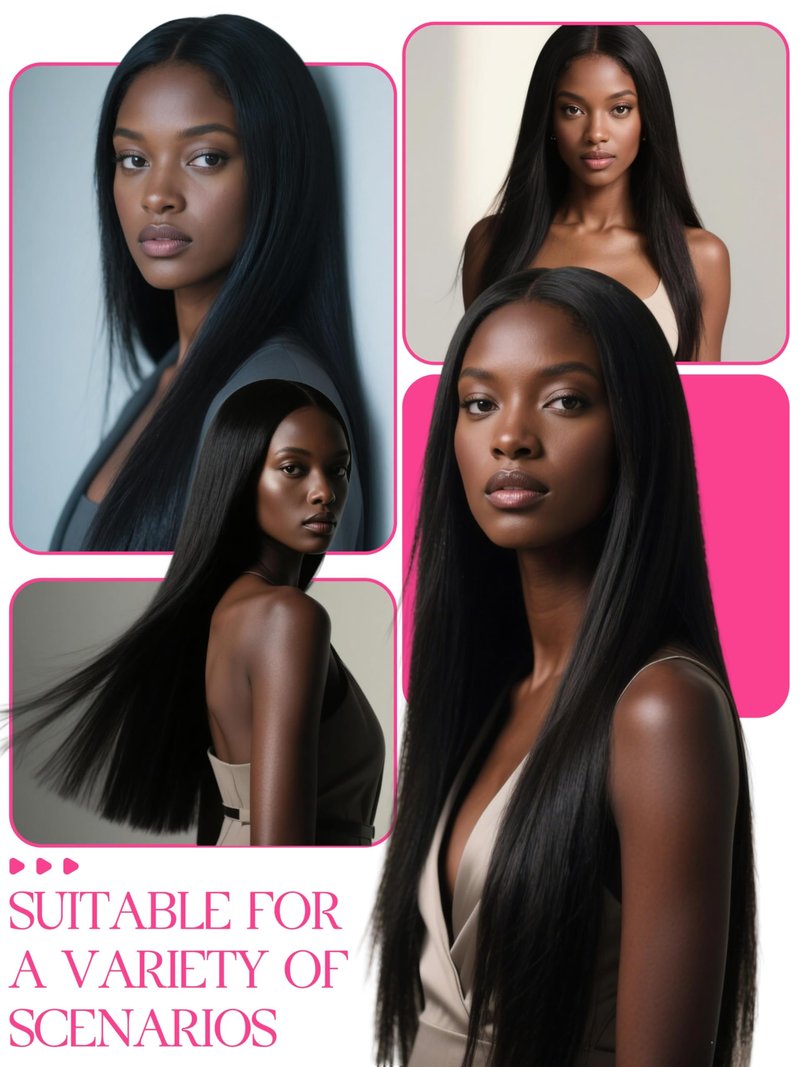 Lacer Clip in Hair Extensions Real Human Hair, 16 Inch Straight Clip ins 1B Natural Black, Remy Human Hair Extensions 7pcs Per Set