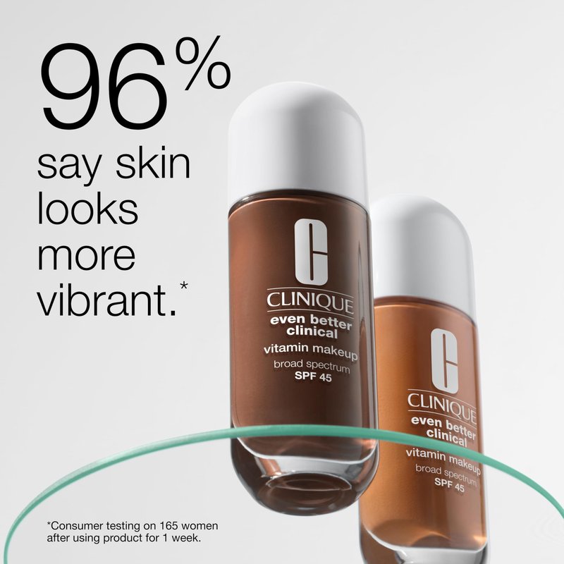 Clinique Even Better Clinical Vitamin Makeup Broad Spectrum SPF 45 With Vitamin C, Vitamin E + Vitamin B3 | Light Coverage + Vibrant Finish, Light Medium Cool 5