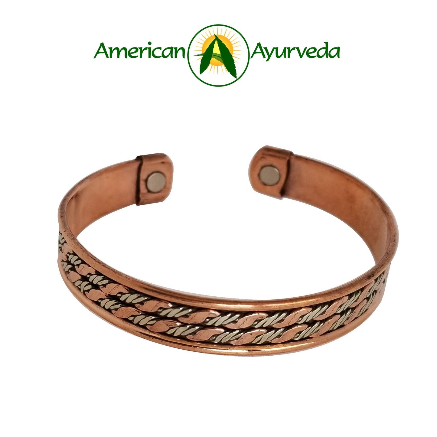 American Ayurveda Gift for Any Occassion Copper Bracelet for Men Women Grounding Ayurveda Health Benefits Adjustable Cuff