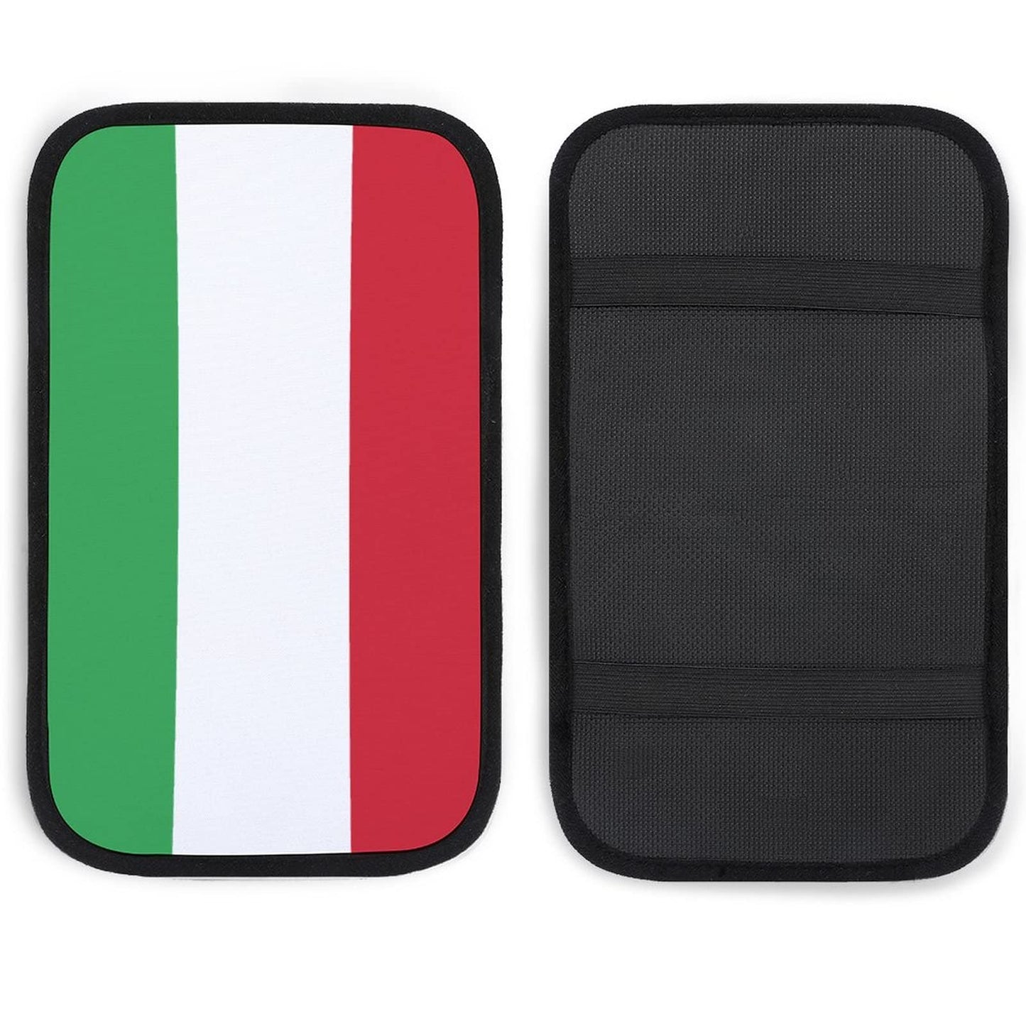 Flag of Italy Car Handrail Box Cushion-Car Seat Accessories Armrest Cushion Cover Fits Most Cars One Size