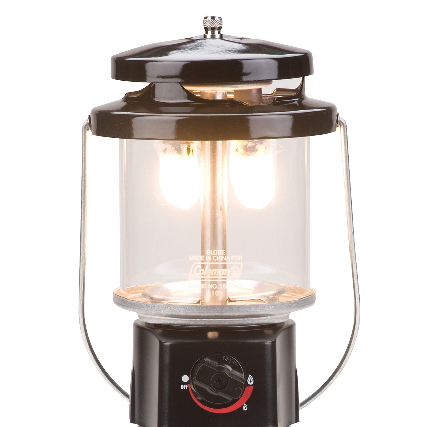 Coleman 1000L Deluxe Propane Lantern, Gas Lamp with Adjustable Brightness, Pressure Control, Carry Handle & Mantles Included, Great for Camping, Hunting, Power Outage & More