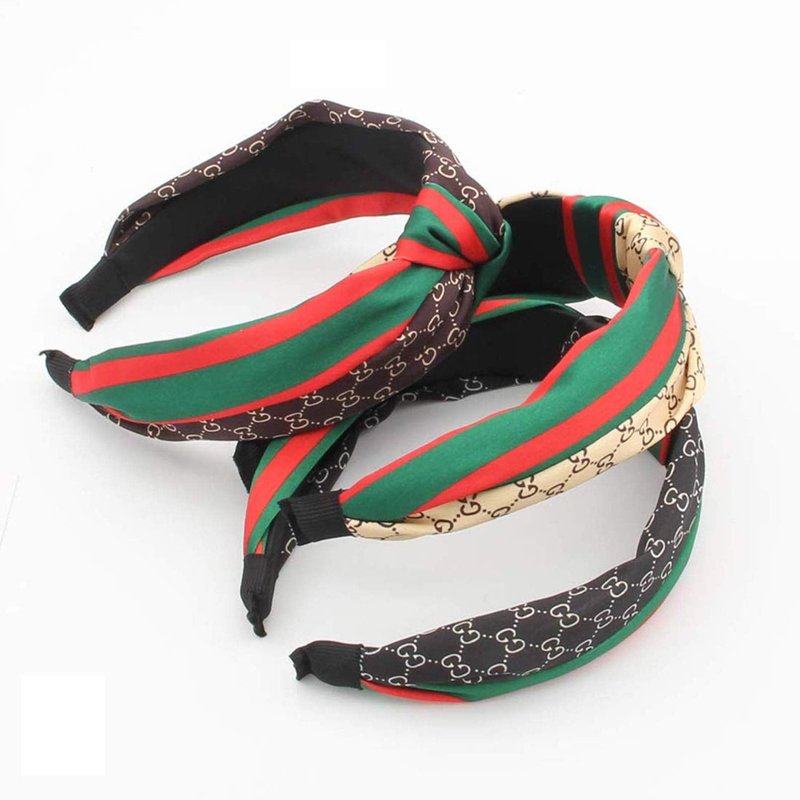EZUY GNAY Classic pattern 3pcs headbands durable Very elastic Flexible and elastic headband for women gglv