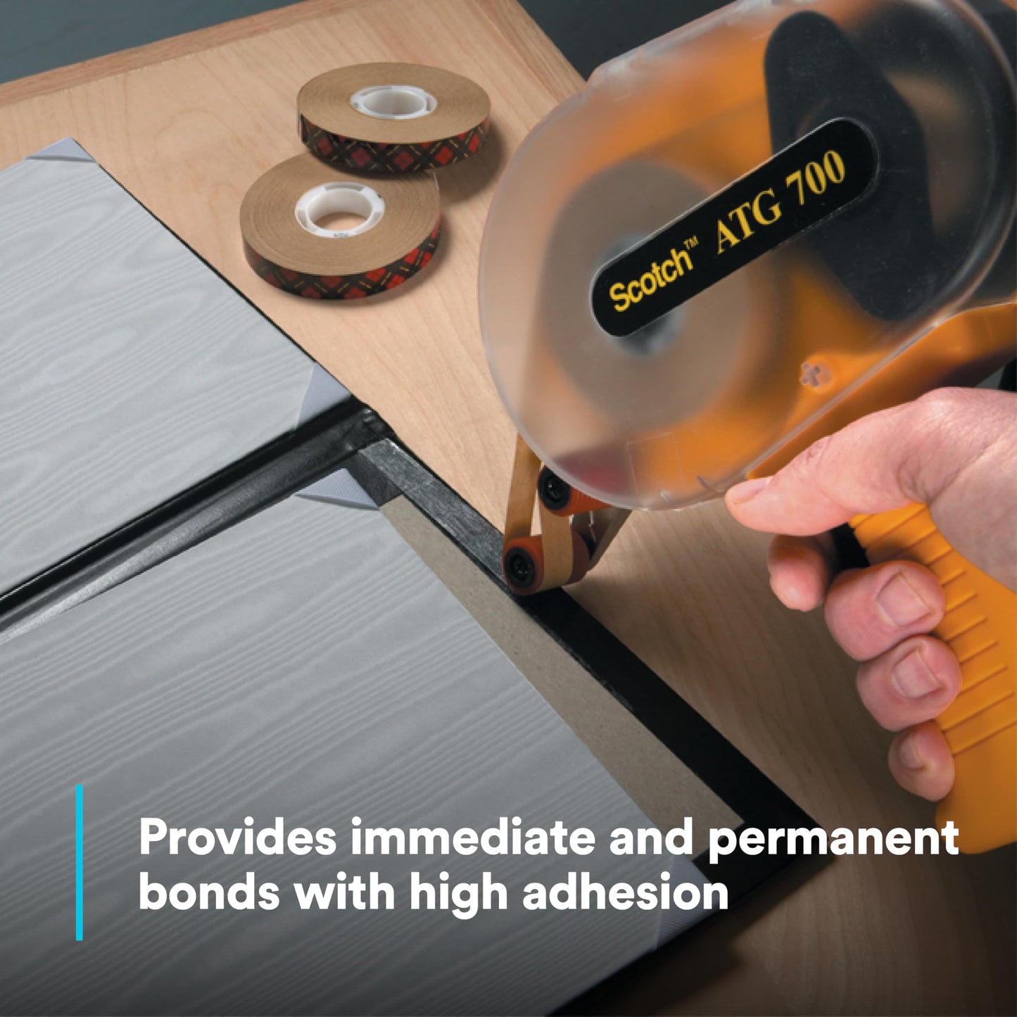 3M Scotch ATG Adhesive Transfer Tape 969, Clear, 1/4 in x 18 yd, 5 mil, 72 Roll/Case (12 Roll/Carton, 6 Carton/Case)