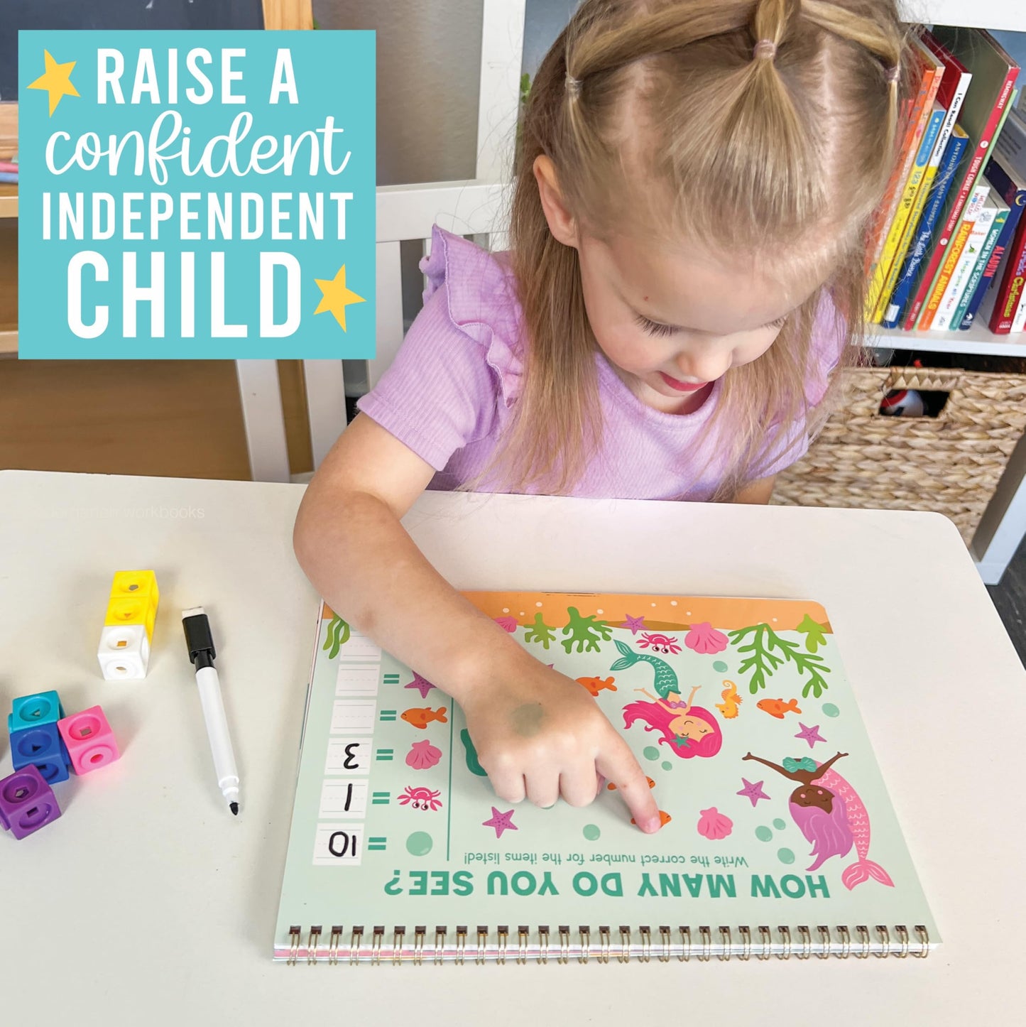 Hadley Designs ABC Tracing Books Kids Ages 3-5, Preschool Workbook Learn to Write, Dry Erase Writing Practice Kids Age 3-5, Letter Tracing Prek Workbook Age 4, Preschool Learning Activities Busy Book