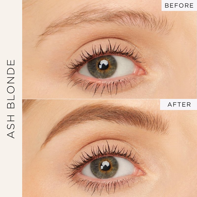 tarte busy gal tinted brow gel – 3-in-1 Waterproof Longwear Eyebrow Gel to Shape, Tint & Set Brows, Infused with Vitamin E, Vegan & Cruelty-Free, full size, ash blonde