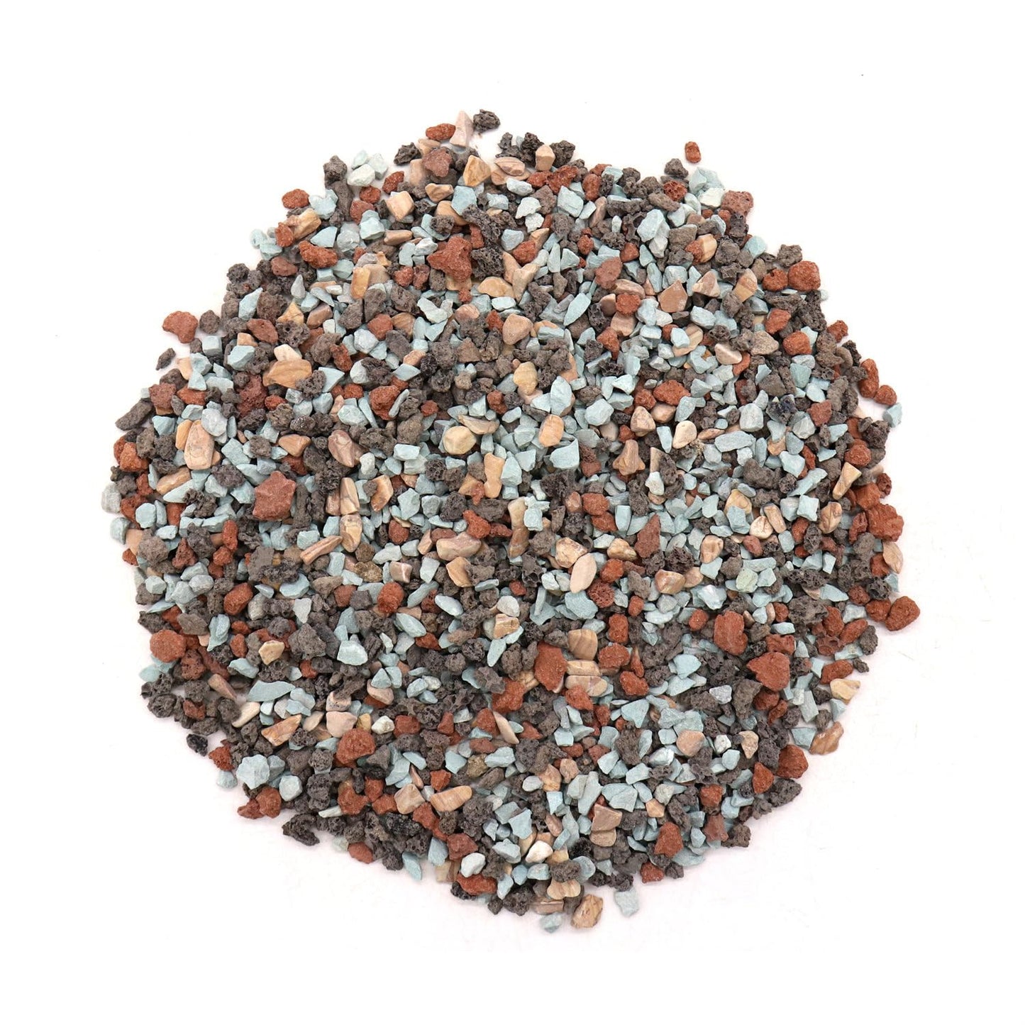 Volcanic Rock for Plants. Gritty Mix. Mixed Color Lava Rock. 1/5 Inch - 10 lbs for Potting Succulents, Pots, Plants, Gardening, Indoor, Crafting, Vase Fillers