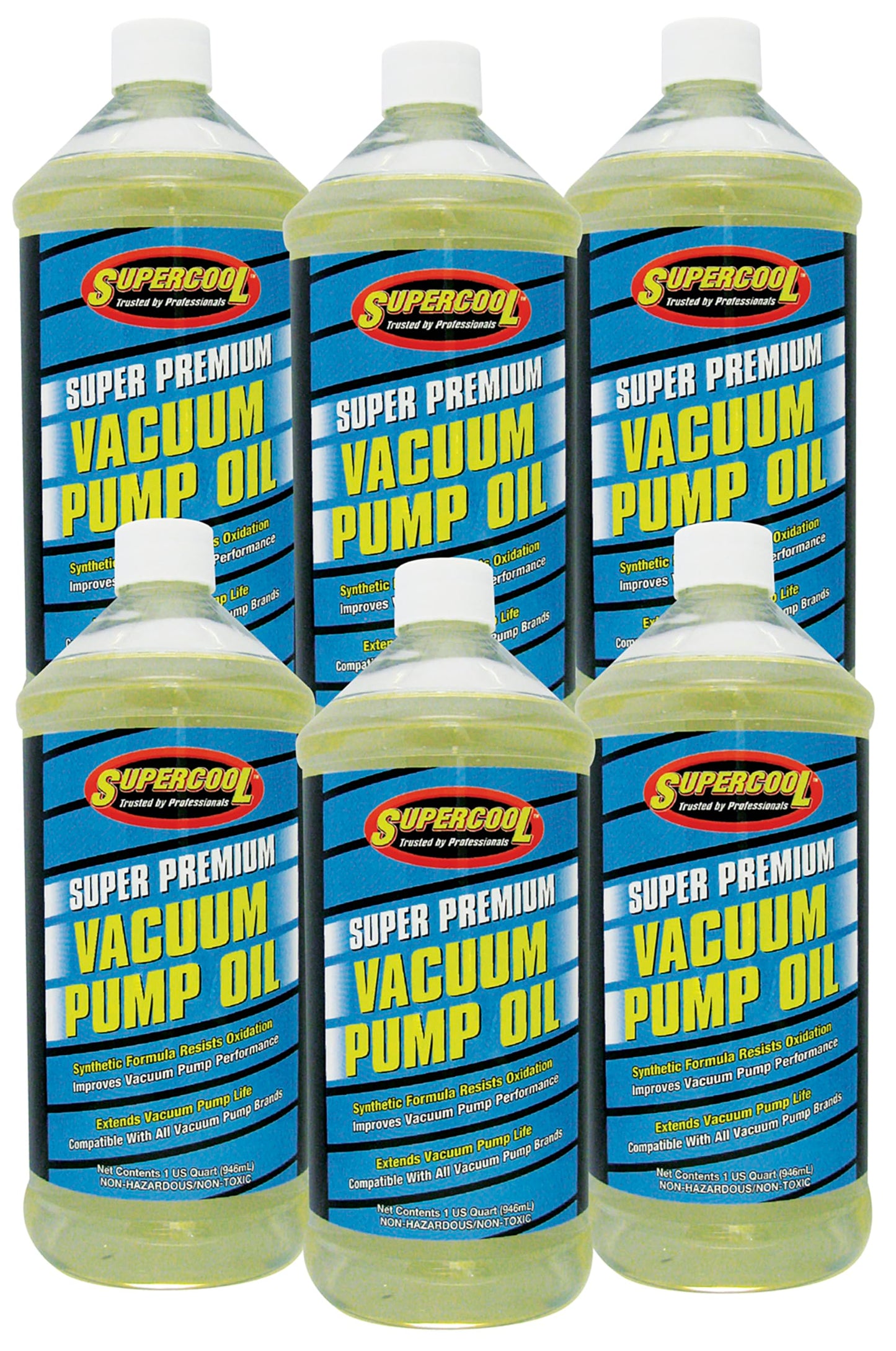 TSI Supercool V32-6CP 68 Viscosity Synthetic Vacuum Pump Oil 32oz 6-Pack