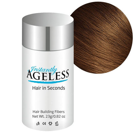 Instantly Ageless® Hair in Seconds™ Hair Building Fibers – Hair Thickening Fibers for Thinning Hair & Hair Loss for Fuller-Look - 0.83 oz (23g) - Light Brown