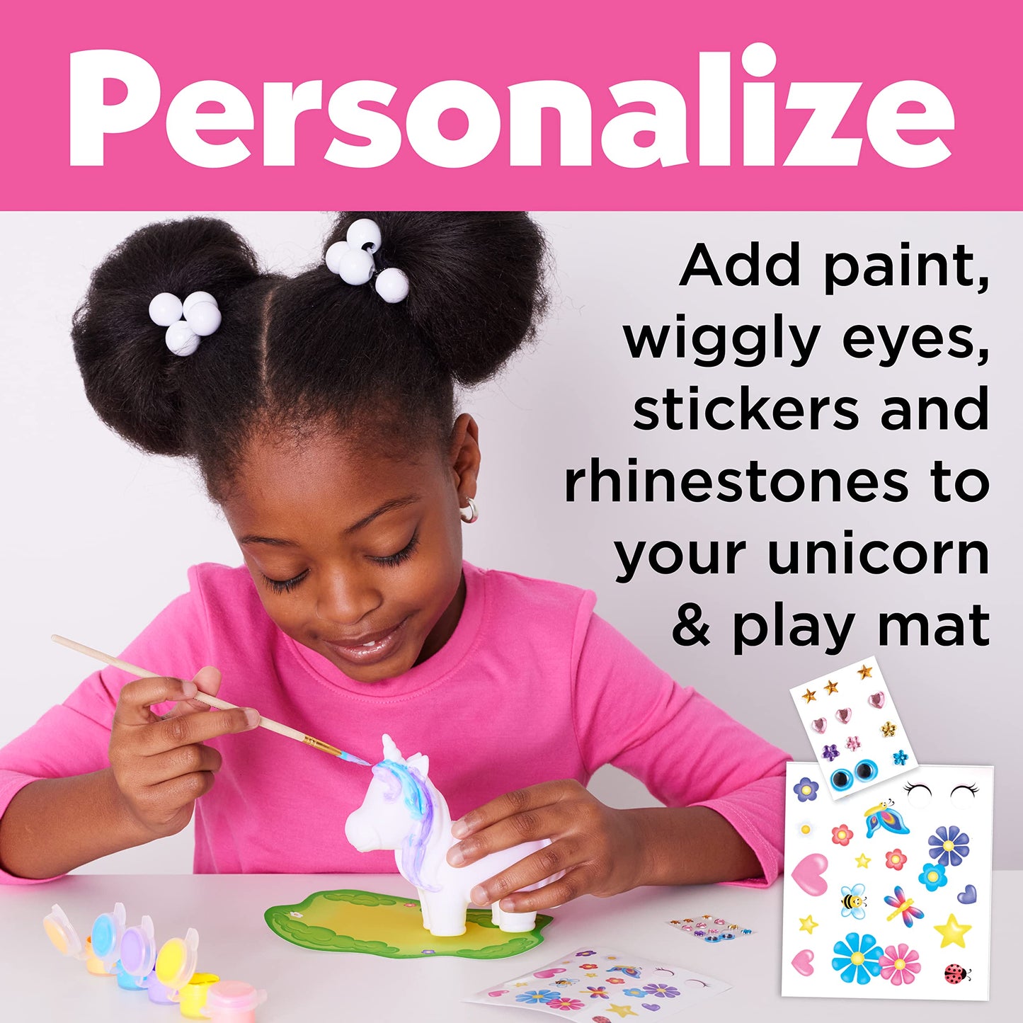 Creativity for Kids Unicorn Self-Watering Plant Pet, Unicorn Crafts for Girls, Kids DIY Craft Kit & Spring Crafts (Ages 6+)
