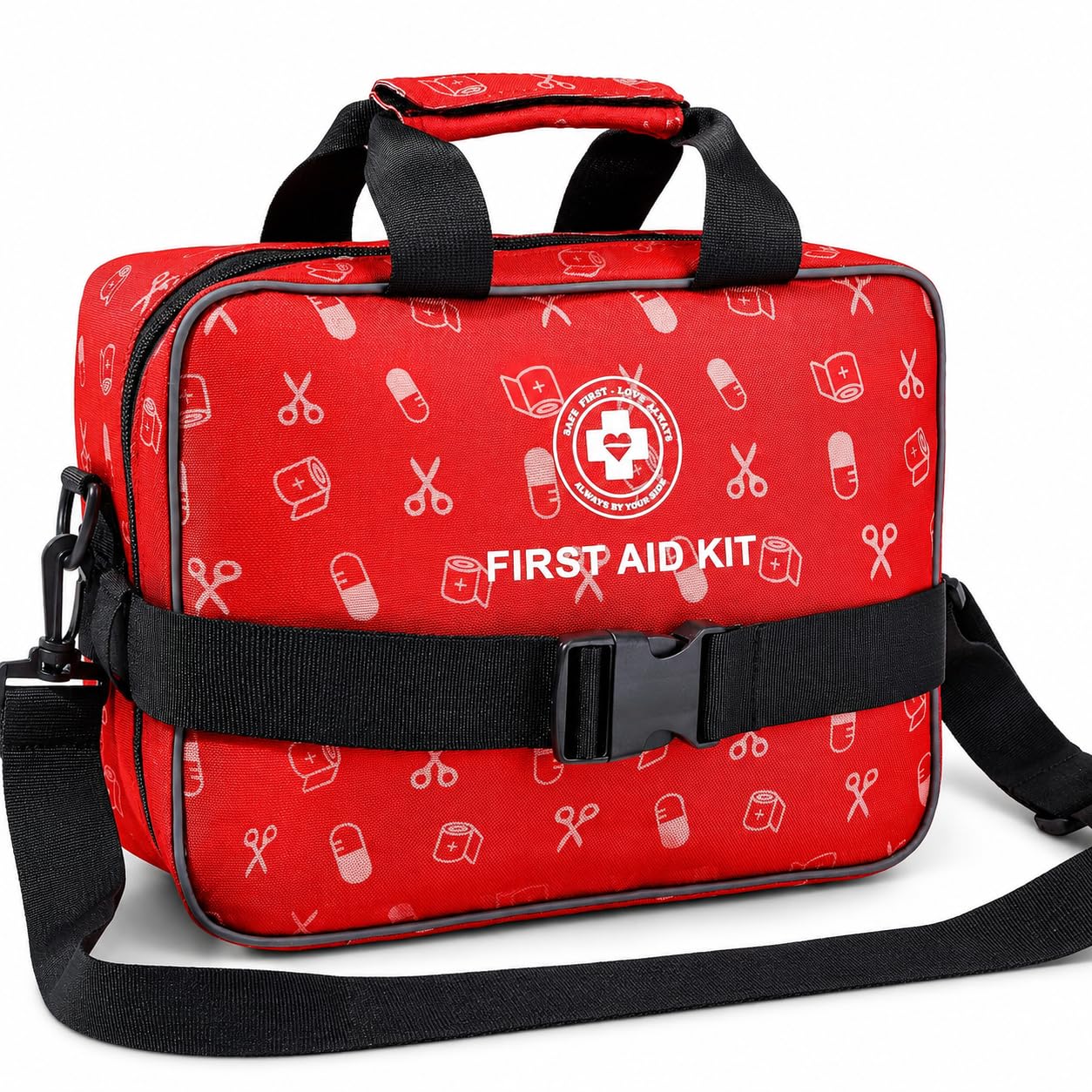 All-in-One Premium 530 Piece Emergency First Aid Kit, Large Medical Kit for Home, Car, Camping, Travel, Hiking, Sports & Outdoor