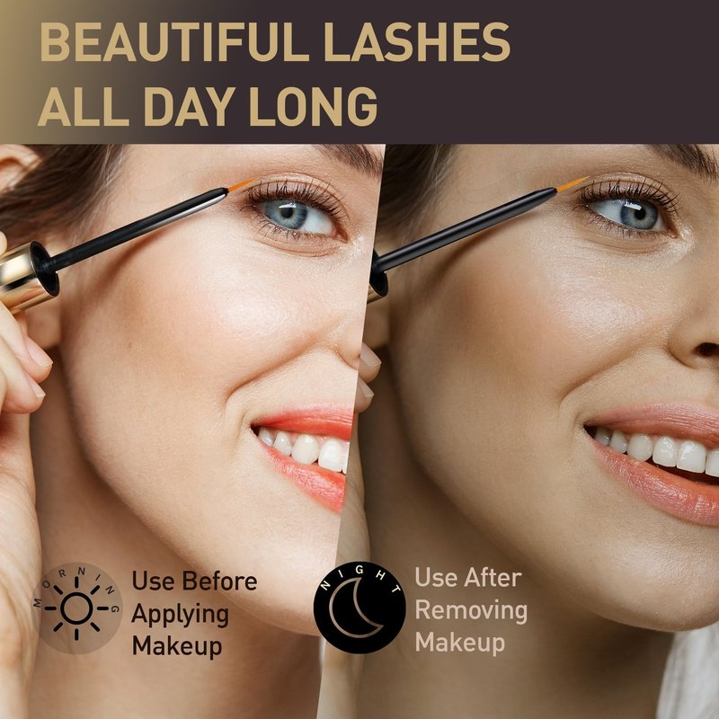 Eye Lash Serum for Eyelash -Rapid Growth Advanced Eye Lash Serum With Irritation-Free Formulate for Natural Lashes and Eyebrows