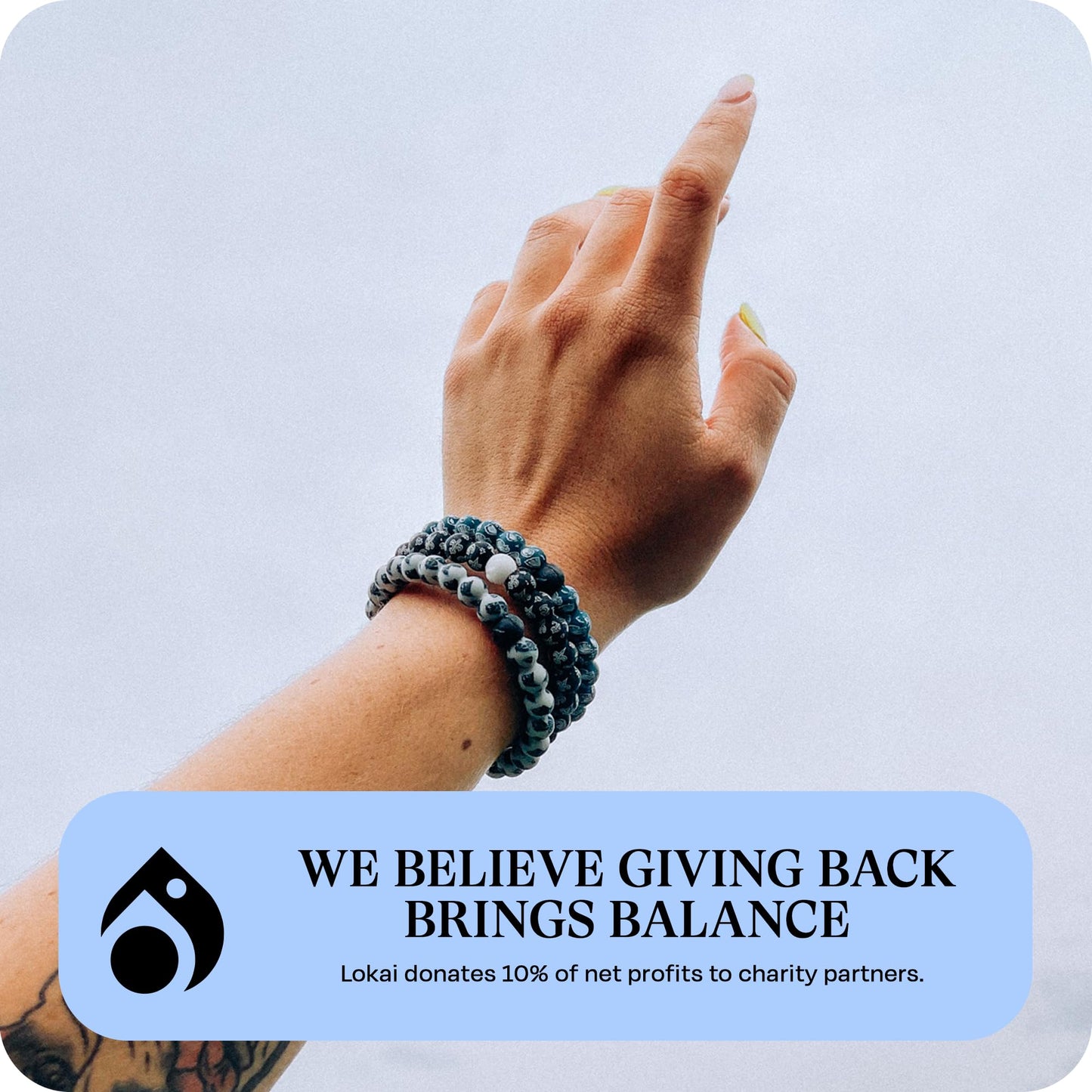 Lokai Silicone Beaded Bracelet for Men & Women, NFL Football Collection - Philadelphia Eagles, Green Logo, Medium - Silicone Jewelry Fashion Bracelet Slides-On for Comfortable Fit