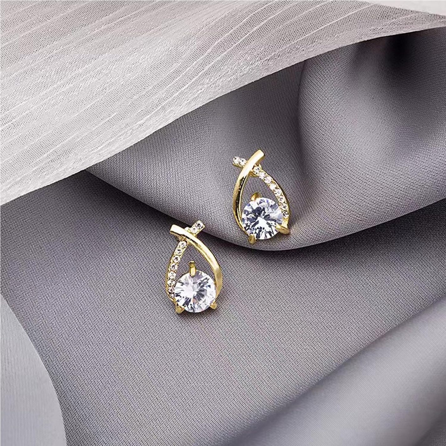 Lymphatic Earrings for Women Halolux Lymphvity Germanium Drainage Therapy Negative Ion Lymph Detox Earrings Jewelry (Silver2)