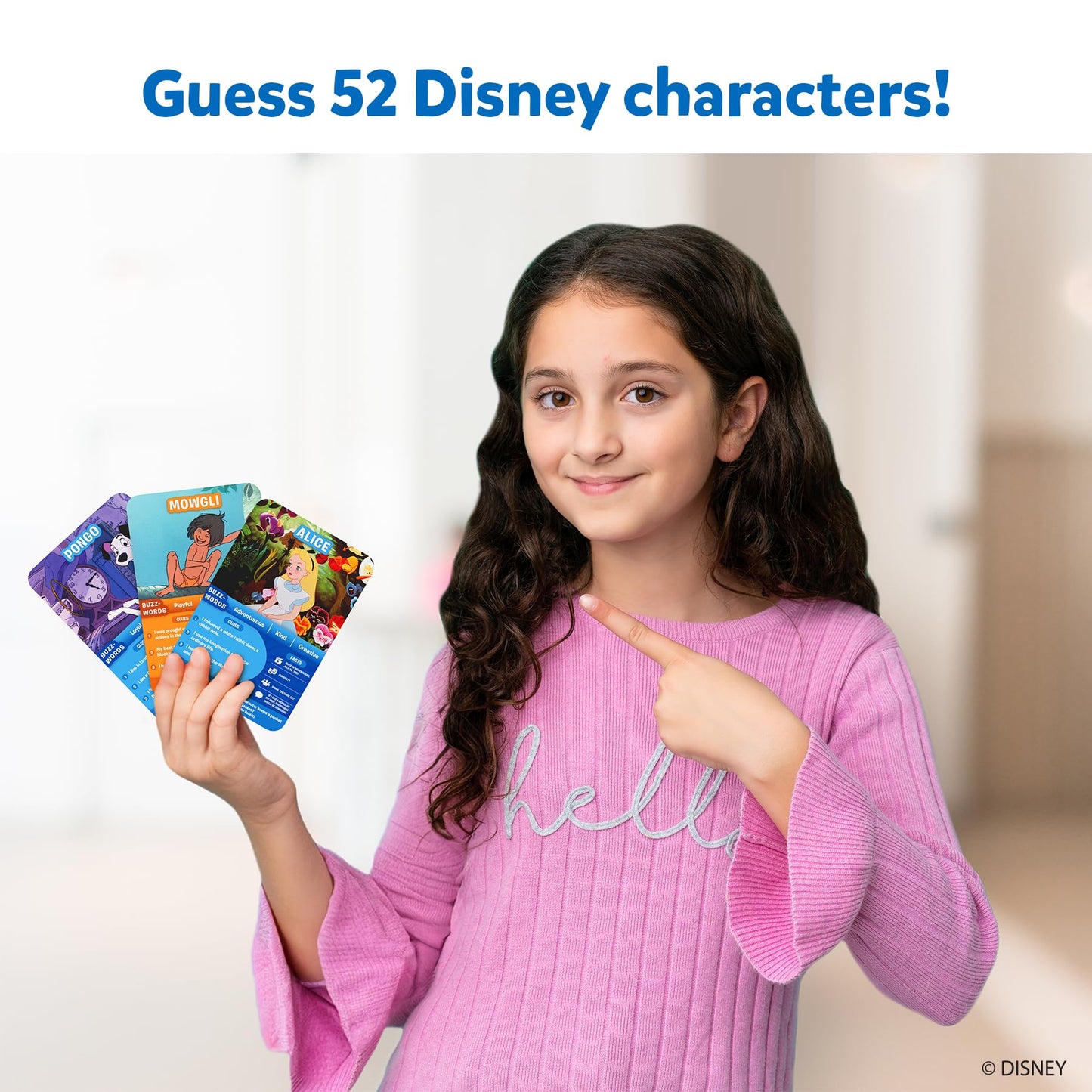 Skillmatics Guess in 10 Disney, Card Game, Christmas Stocking Stuffers for Girls, Boys, Kids, Teens, Adults Who Love Cinderella, Mickey Mouse, Moana, Travel Toy, Gifts for Ages 6, 7, 8, 9 and Up