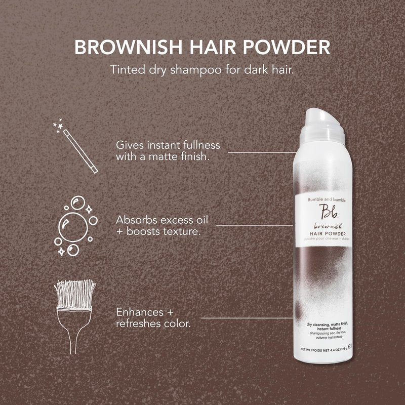 Bumble and bumble. Brownish Tinted Dry Shampoo | Dry Shampoo Adds Volume and Root Coverage | Brown Tint, 4.4 Ounce