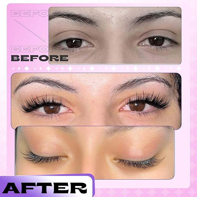 Magnetic Eyelashes, Magnetic Eyelashes with Applicator, Natural Look Magnetic Lashes, No Need Glue False Eyelashes Wispy Lashes by Lanflower
