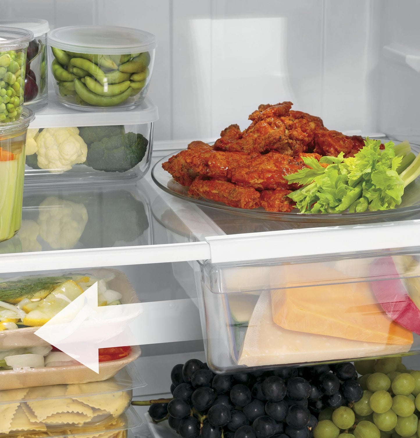 GE GTS18HGNRWW 28 Inch Top Freezer Refrigerator with 17.5 Cu. Ft. Capacity, Reversible Hinges, Gallon Door Shelves, Adjustable Glass Shelves, Frost Free