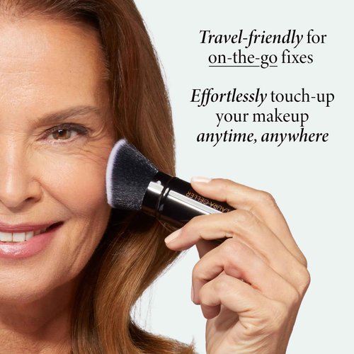 LAURA GELLER NEW YORK Own Your Age Kit: Best of the Best Palette and Jelly Balm Tinted Lip Color, Sheerly Amazing and Retractable Angled Kabuki Brush