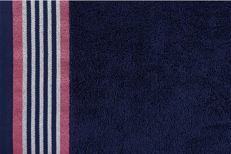 CASA COPENHAGEN He & She 6 Pieces Towel Set- Dutch Blue + Pink, 550 GSM 2 Bath Towel 2 Hand Towel 2 Washcloth, Designed in Denmark Made of Soft Egyptian Cotton for Bathroom, Kitchen & Shower