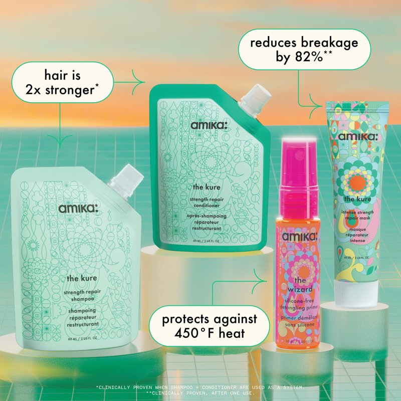 amika rescue team hair routine trial set