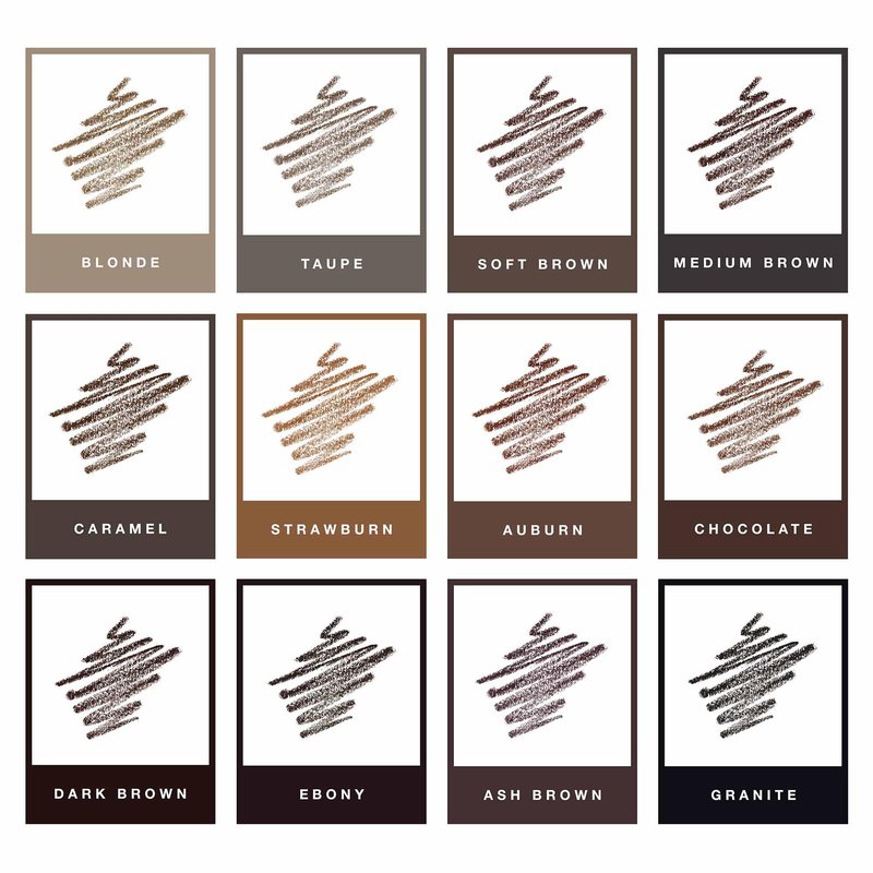 Anastasia Beverly Hills Mini Brow Wiz - Travel-Size Ultra-Slim Retractable Eyebrow Pencil for Professional Hair-Like Strokes and Precision Detail - Chocolate