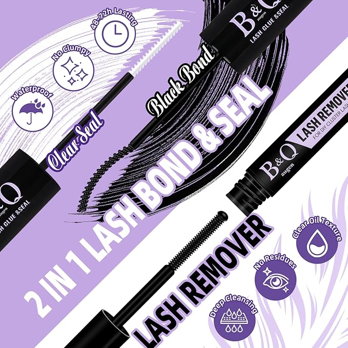 B&Q Fluffy Lash Clusters Kit 280PCS UltraSoft Cluster Eyelash Extensions, 70+90D Volume Eyelash clusters 10-18mm Lash Extension Kit, D Curl Individual Lashes kit with lash Applicator Tool (70+90D Set)
