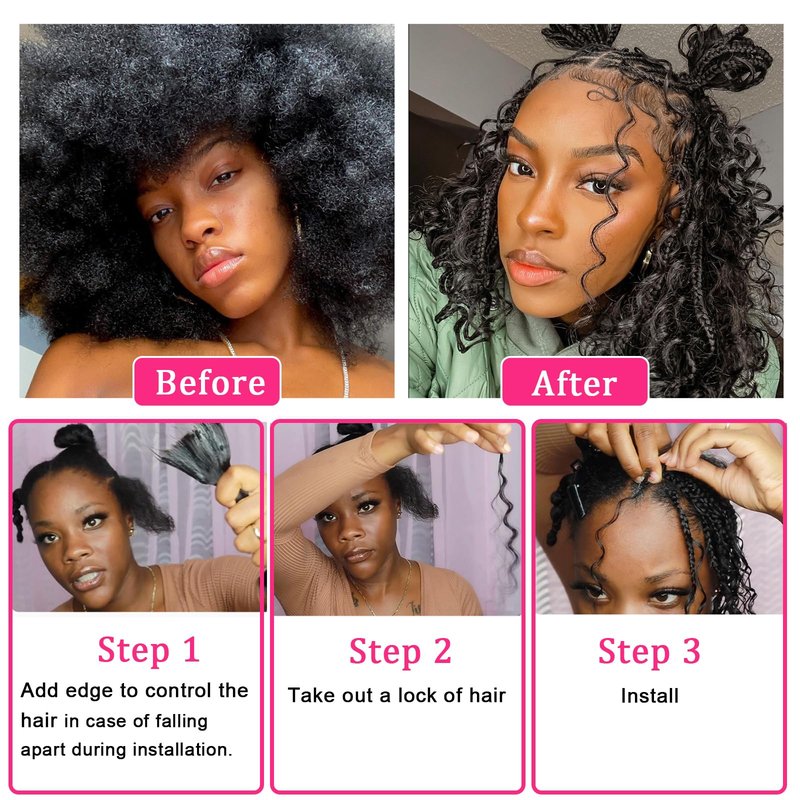 Human Braiding Hair for Boho Braids Burgundy Deep Wave Bulk Human Hair for Braiding 14 Inch 2 Bundles 100G #99J Wet and Wavy Curly Human Hair Red Braiding Hair Extensions No Weft Bundles for Braiding