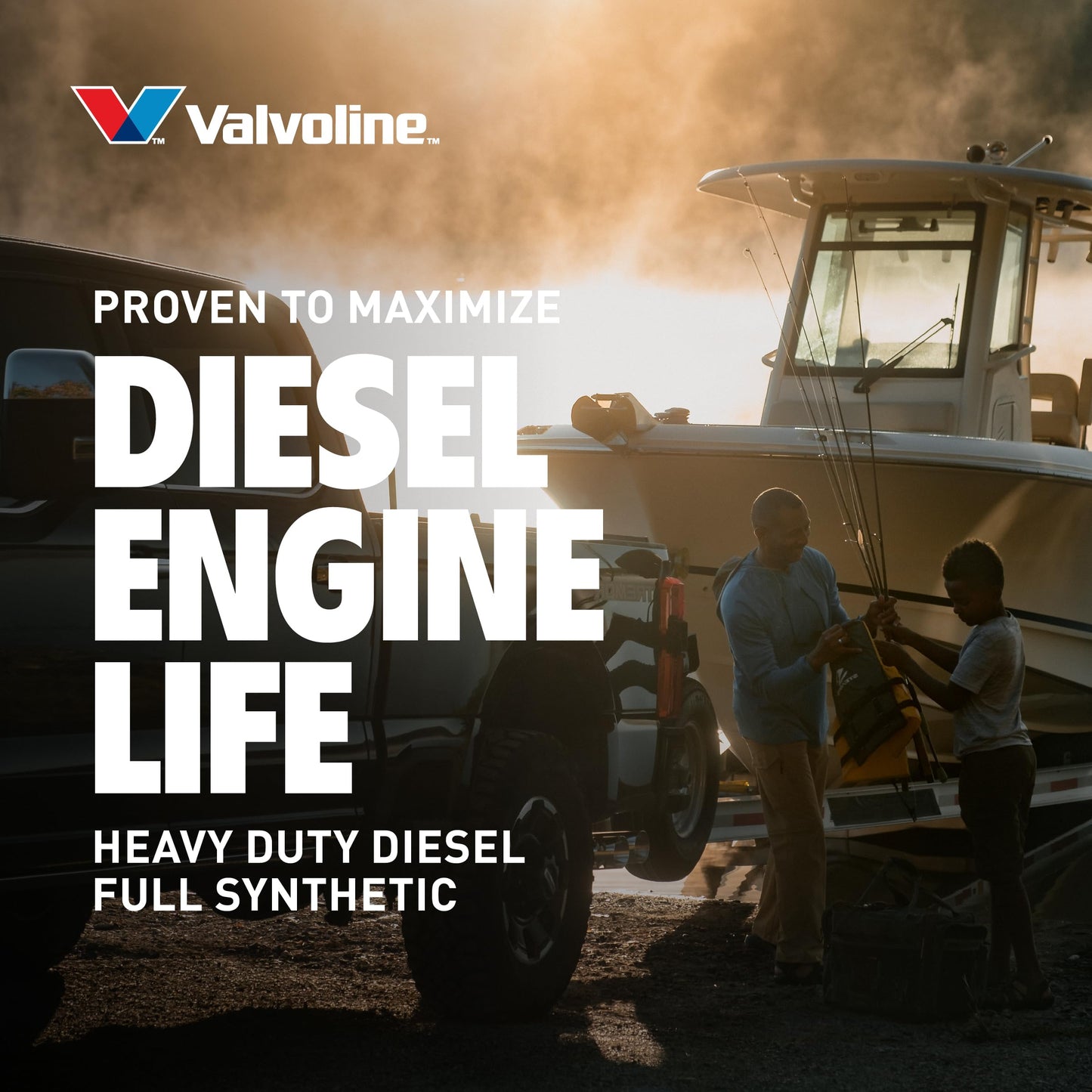 Valvoline Heavy Duty Full Synthetic 15W-40 Diesel Engine Oil 1 Gallon