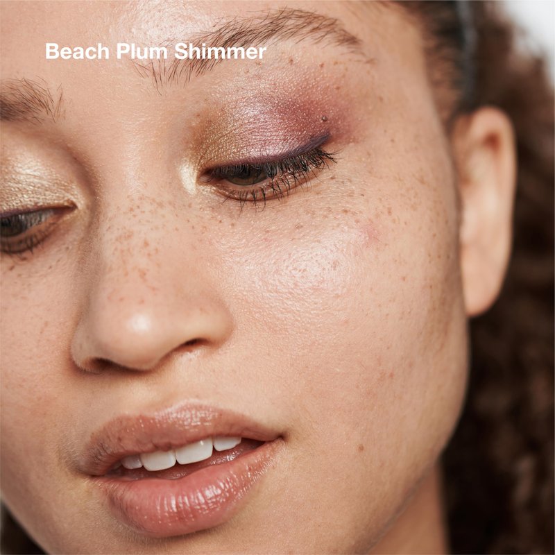Clinique All About Shadow Duo Eye Shadow Makeup | Safe For Sensitive Eyes | Buildable + Long-Wearing Color | Smooth, Easy Application, Beach Plum, 0.05 Ounce